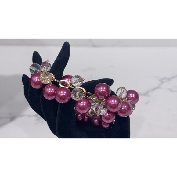 Vintage Modern Faux Pearl Jewelry Lot Gold Tone Sets Long Necklaces - Picture 5 of 9